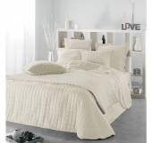 Couvre lit matelassé Venus Naturel