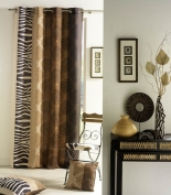 Double rideau Azaro Marron