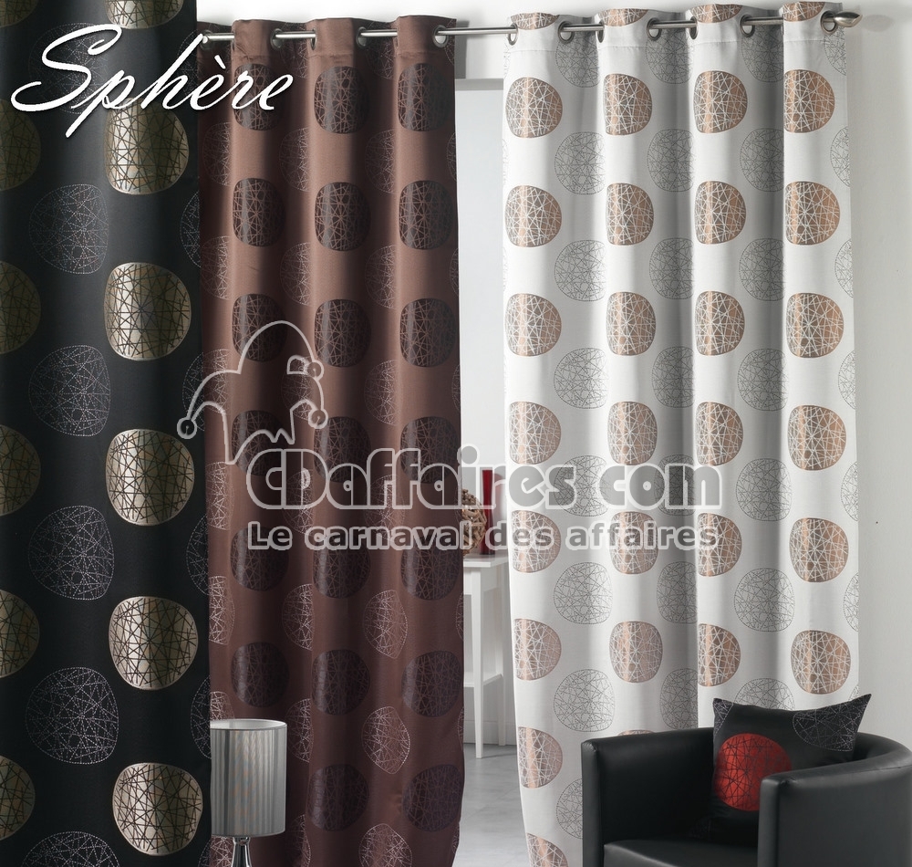 Double rideau Jacquard SPHERE