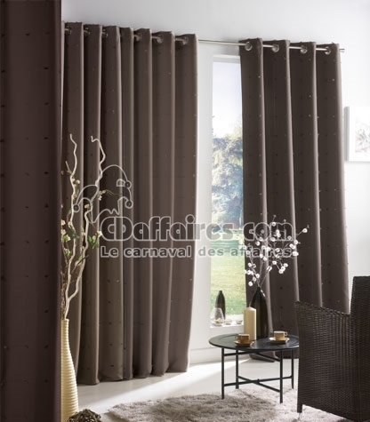 Double rideau Lignato Taupe