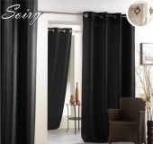 Double rideau Soiry Noir