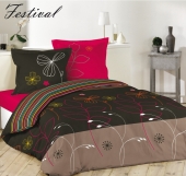 Housse de couette 100% coton 220x240 cm FESTIVAL