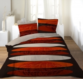 Housse de couette 100% coton 260x240 cm Curcuma