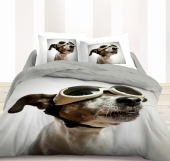 Housse de couette 220x240 100% coton Flying