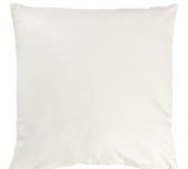 Housse de coussin Croco Blanc