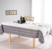 Nappe anti tâche Herbier gris