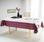 Nappe anti tâche Herbier prune