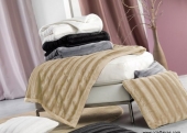 Plaid Loup 180x230 cm Naturel