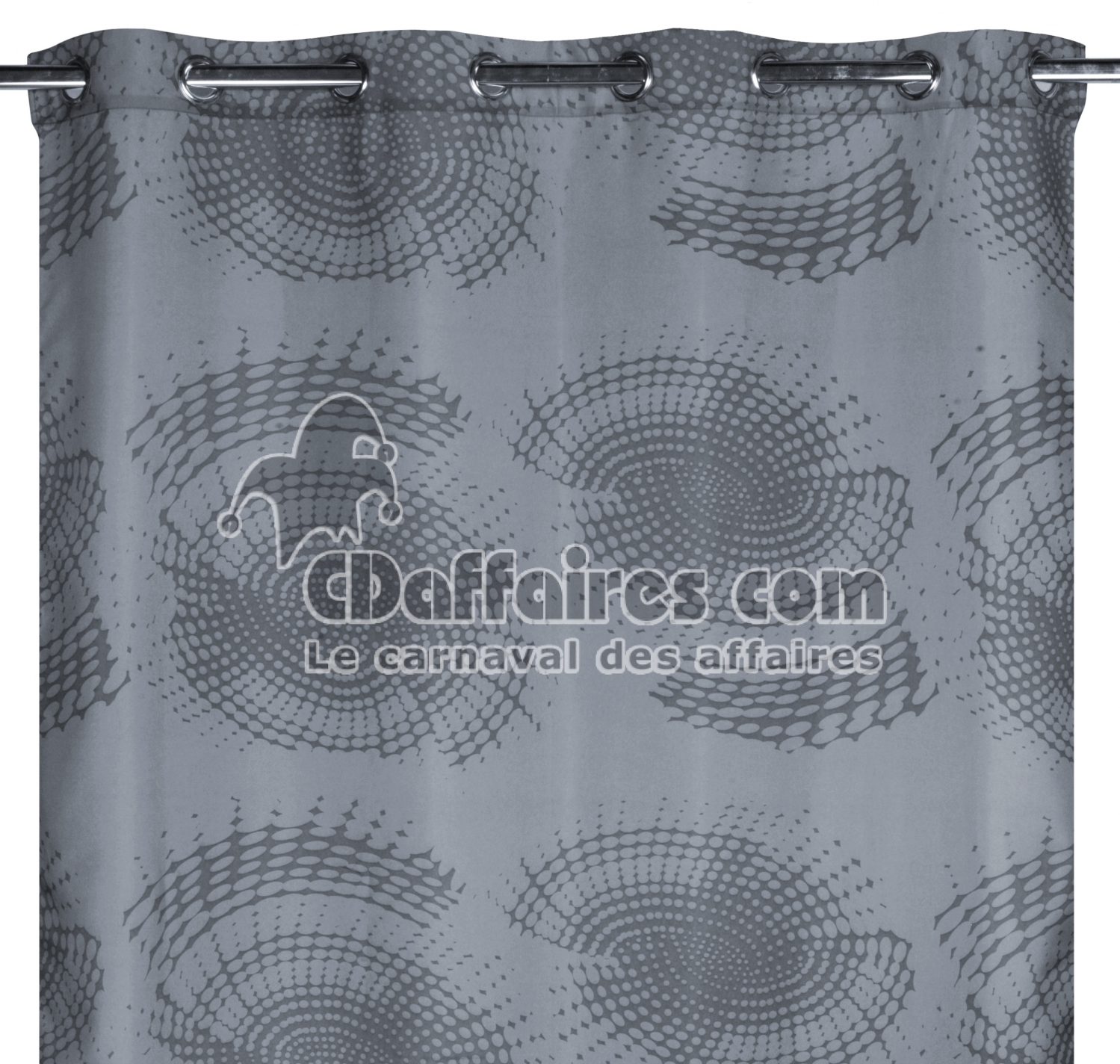 Rideau Imprim&eacute; Circus Anthracite