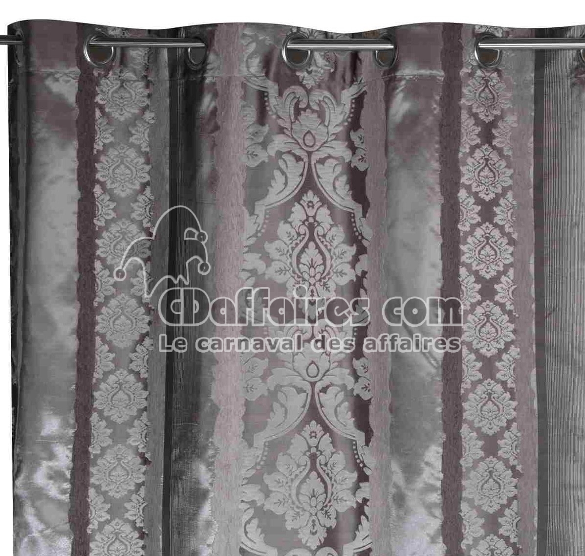 Rideau jacqard Versailles Gris