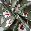 Taie d&rsquo;oreiller 60 x 60 cm gaze de coton imprim&eacute;e FLORA &ndash; Romarin, image n° 5