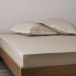 Drap-housse 140 x 190 cm Percale de Coton Peign&eacute; Lin &ndash; 80 fils/cm&sup2; &ndash; Bonnet 35 cm, image n° 4
