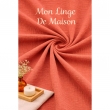 Parure de lit 260 x 240 cm Sienna Terracotta + 2 taies 63x63 cm &ndash; Double face gaze de coton & coton 57 fils, image n° 4