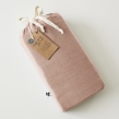 Drap-housse 90 x 190 cm – Lyocell uni LYSANDRE – Blush – Bonnet 30 cm, image n° 3