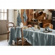 Nappe Rectangle 170 x 350 cm &ndash; Lin Lav&eacute; Fran&ccedil;ais Luxe Soline &ndash; Azur, image n° 4