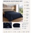 Housse de Couette 260 x 240 cm &ndash; 100% Coton 57 Fils/cm&sup2; &ndash; Bleu Nuit, image n° 2