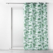 Rideau &agrave; &OElig;illets 140 x 260 cm &ndash; Polyester Imprim&eacute; &ndash; Amazonia Vert, image n° 1