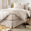Cache-sommier 160 x 200 cm Double Gaze de Coton GA&Iuml;A Pampa &ndash; Qualit&eacute; Haut de Gamme, image n° 5