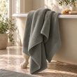 Drap de douche Softy 70 x 140 cm &ndash; &Eacute;ponge Zero Twist 100% coton peign&eacute; 600 g/m&sup2; &ndash; Ardoise, image n° 1