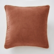 Lot de 2 Coussins Velours de Coton Terracotta 45 x 45 cm &ndash; D&eacute;houssables avec zip &ndash; C&Eacute;SAR, image n° 3