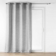 Voilage &agrave; &oelig;illets 140 x 240 cm &ndash; Effet lainage &ndash; Loulaine Gris, image n° 6