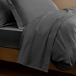 Drap-housse 140 x 190 cm &mdash; Satin de coton 120 fils/cm&sup2; &mdash; Graphite &mdash; Bonnet 30 cm, image n° 4