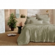 Drap-Housse 180 x 200 cm Percale de Coton 120 Fils Unie PERRINE &ndash; Sauge, image n° 4