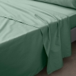 Ensemble literie 4 pi&egrave;ces &ndash; Drap plat 240 x 300 cm + drap housse 140x190 cm + 2 taies 63x63 cm &ndash; Percale 78 fils &ndash; Tilleul, image n° 4