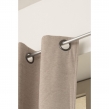 Rideau occultant phonique et thermique 140 x 240 cm Osiris &ndash; Taupe, image n° 3