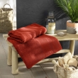 Drap de bain 90 x 150 cm &ndash; Coton &eacute;ponge uni Tendresse Marsala &ndash; 500 g/m&sup2;, image n° 1