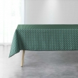 Nappe antitache rectangle 150 x 240 cm polyester imprim&eacute; &ndash; Artchic vert, image n° 1