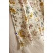 Plaid 130 x 160 cm Quadruple Gaze de Coton Fleurie &ndash; AVA, image n° 4