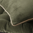 Lot de 2 Coussins Velours de Coton Thym 45 x 45 cm &ndash; D&eacute;houssables avec zip &ndash; C&Eacute;SAR, image n° 4