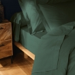 Drap-housse 2 personnes 180 x 200 cm coton 57 fils LINA C&egrave;dre &ndash; Bonnet 30 cm, image n° 4