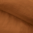 Housse de couette 240 x 220 cm microfibre unie lav&eacute;e &ndash; LIAM Caramel &ndash; 2 taies incluses, image n° 3