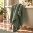 Drap de douche Softy 70 x 140 cm &ndash; &Eacute;ponge Zero Twist 100% coton peign&eacute; 600 g/m&sup2; &ndash; Romarin, image n° 1