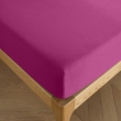 Drap Housse 140 x 190 cm Magenta &ndash; 100% Coton 57 Fils/cm&sup2;, image n° 3