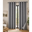 Lot de 2 Rideaux 140 x 240 cm &ndash; Blackout total & Thermique &ndash; Double polaire &ndash; Gris, image n° 1