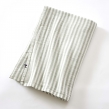 Nappe 150 x 250 cm Double Gaze de Coton Ray&eacute;e Eucalyptus&ndash; LIVIA, image n° 2