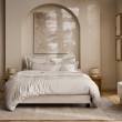 Housse de couette Prestige 260 x 240 cm Sable &ndash; Satin de coton peign&eacute; 120 fils/cm&sup2;, image n° 6