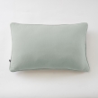Descriptif long &ndash; Coussin d&eacute;houssable 40 x 60 cm &ndash; Gaze de coton unie GA&Iuml;A Eucalyptus, image n° 2