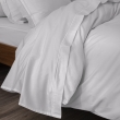 Drap Plat Percale 240 x 300 cm &ndash; Pur Coton Peign&eacute; Longues Fibres 80 Fils/cm&sup2; - Perle, image n° 4