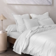 Housse de couette 240 x 220 cm Grand H&ocirc;tel Signature Blanc &mdash; Percale de coton peign&eacute; 80 fils/cm&sup2;, image n° 2