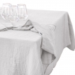 Nappe rectangle 150 x 350 cm + 6 serviettes de table &ndash; Double gaze de coton GA&Iuml;A Nuage, image n° 7