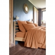 Drap Plat 240 x 300 cm &ndash; Double Gaze de Coton Luxe &ndash; Ga&iuml;a Abricot, image n° 2