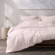 Housse de couette 240 x 220 cm Grand H&ocirc;tel Signature Rose poudr&eacute; &mdash; Percale de coton peign&eacute;  80 fils/cm&sup2;, image n° 1