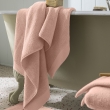 Drap de douche Softy 70 x 140 cm &ndash; &Eacute;ponge Zero Twist 100% coton peign&eacute; 600 g/m&sup2; &ndash; Rose poudr&eacute;, image n° 2