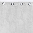 Rideau &agrave; &oelig;illets 135 x 280 cm &ndash; occultant &ndash; velours frapp&eacute; M&eacute;lodie &ndash; grande hauteur - Blanc, image n° 4
