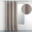 Rideau &agrave; &oelig;illets &ndash; 140 x 280 cm &ndash; tiss&eacute; uni M&eacute;liane &ndash; grande hauteur - Lin, image n° 2