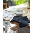 Nappe rectangle 150 x 350 cm + 6 serviettes de table &ndash; Double gaze de coton GA&Iuml;A Marine, image n° 4